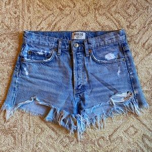 Agolde Parker Denim Shorts